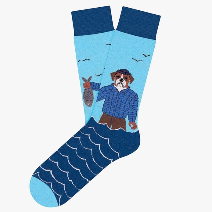 Witty Socks Socks Fishing Fido Adventure Catch of the Day