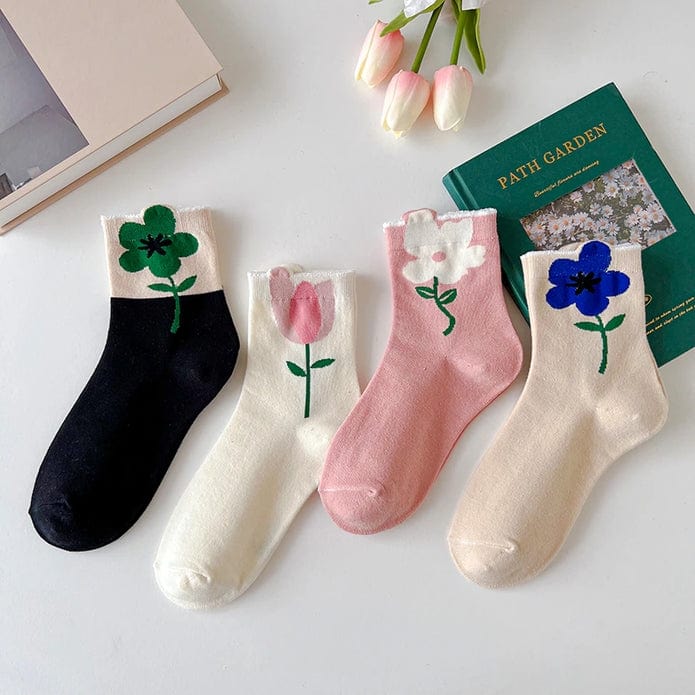 Witty Socks Socks Tulip Garden
