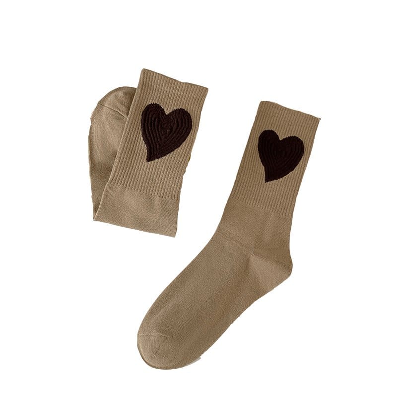 Witty Socks Socks Caramel Love Letter Caramel