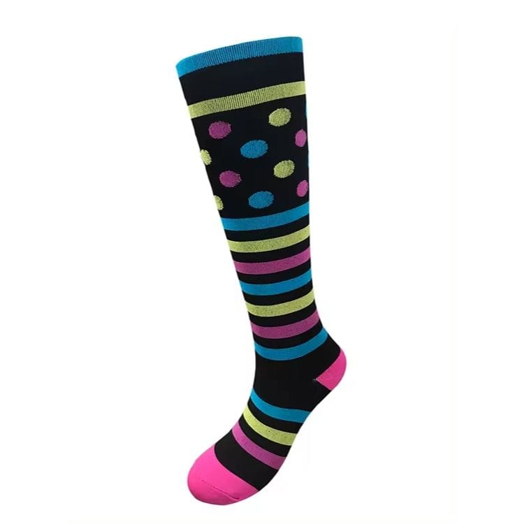 Witty Socks Socks Compression Dots Stripes Compression Socks Dots Stripes