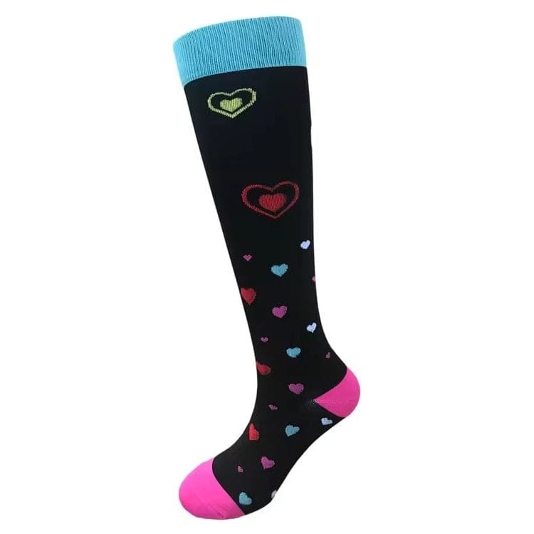 Witty Socks Socks Compression Small Hearts Compression Socks Small Hearts