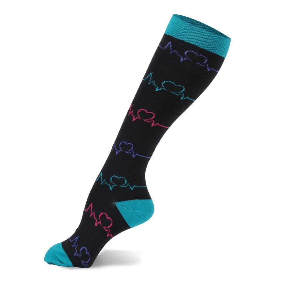 Witty Socks Socks EKG Compression Socks EKG