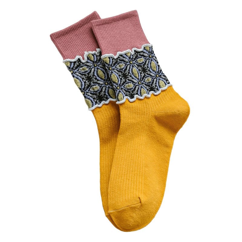 Witty Socks Socks Floral Stitch