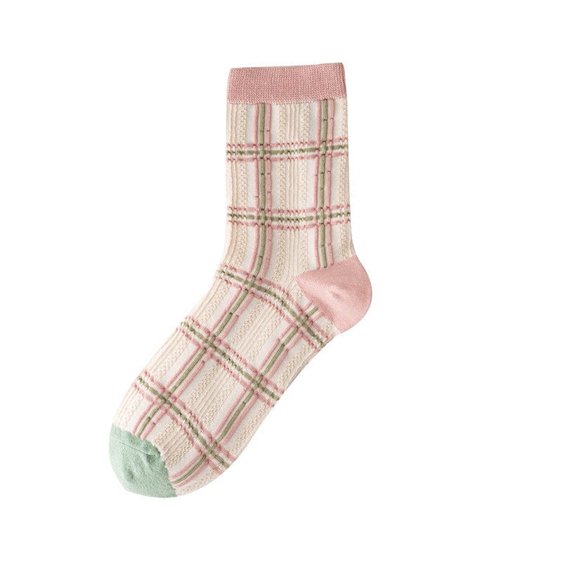 Witty Socks Socks Pink Autumn Set of 5 Pink Autumn
