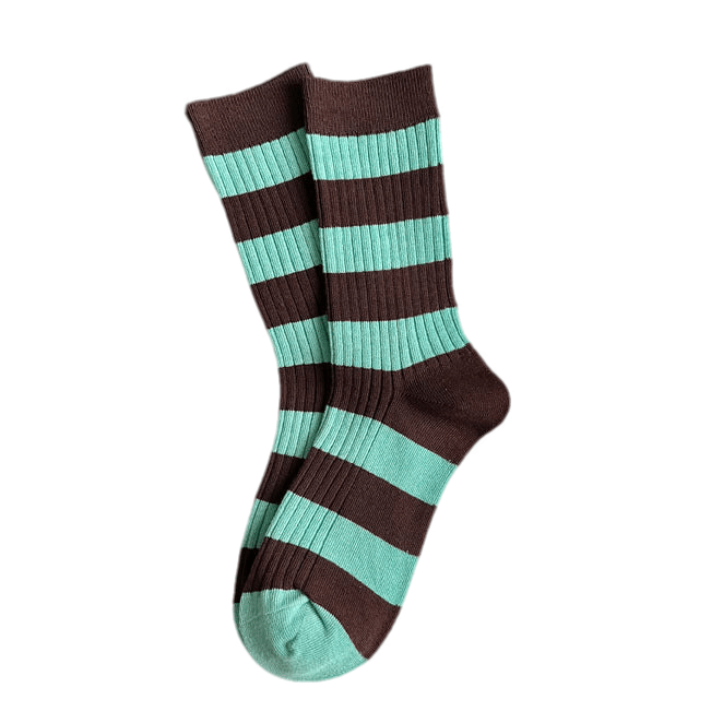 Witty Socks Socks Retro Stripes Retro Mint Stripes